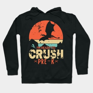 Back To School I'm Ready To Crush  Pre-k  Dragon Boys Hoodie